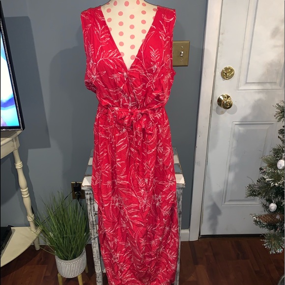 PRINTED OLD NAVY MAXI DRESS SZ LARGE - Picture 2 of 7